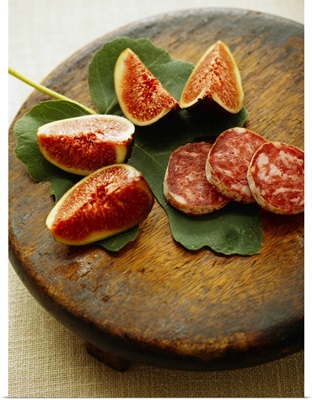 Salami and figs