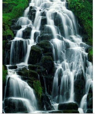 Scotland, Highlands, Skye Island, Waterfall