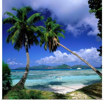 Seychelles, La Digue, Anse Severe and Praslin Island