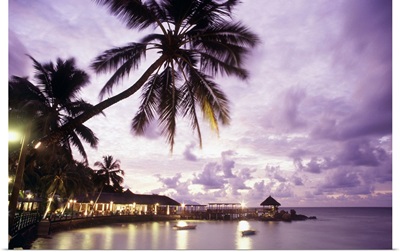 Seychelles, Mahe island, Tropics, Indian ocean, The sunset