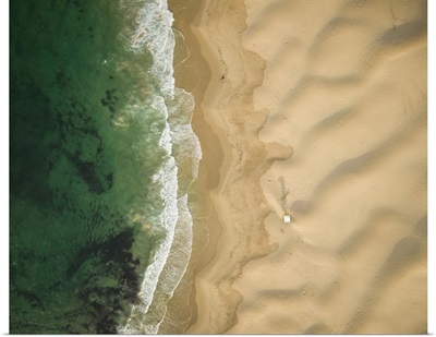 South Africa, Western Cape, Aerial View Of Sardinia Bay Beach, Eastern Cape