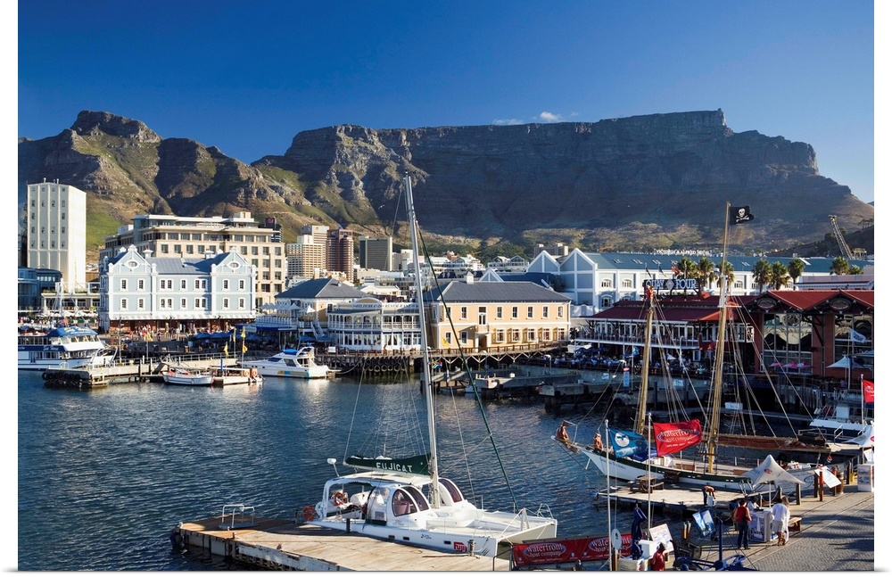 South Africa, Western Cape, Cape Town, Travel Destination, Waterfront and Table Mountain