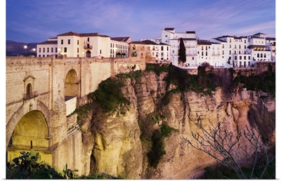 Spain, Andalusia, Ronda, Puente Nuevo (New Bridge) across El Tajo gorge