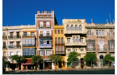 Spain, Andalusia, Seville, Typical architecture