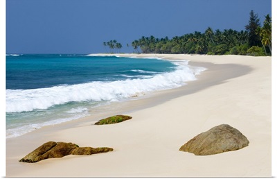 Sri Lanka, Ceylon, Southern Province, Weligama, Beach close to Weligama