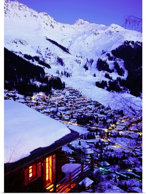 Switzerland, Valais, Verbier village