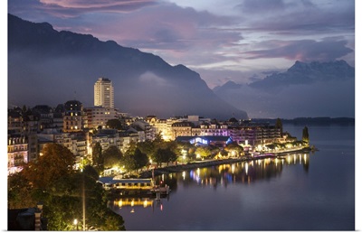 Switzerland, Vaud, Lake Geneva, Lac Leman, Lake Geneva, Montreux