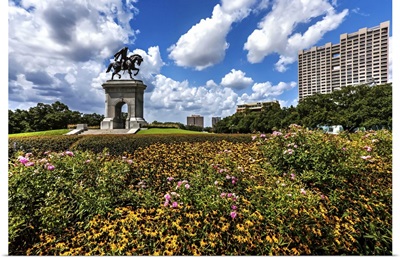 Texas, Houston, Sam Houston Monument at Hermann Park