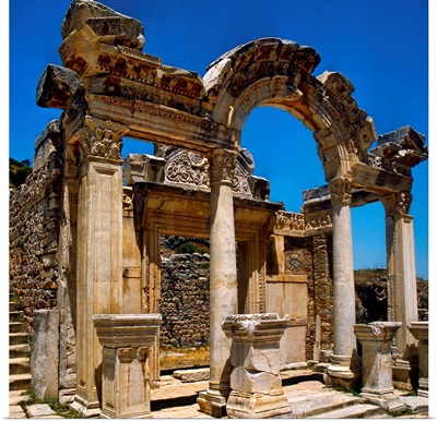 Turkey, Ephesus, Curetes's Street, Hadrian's Temple