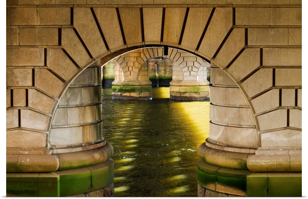 United Kingdom, UK, Scotland, Glasgow, King George V Bridge on Clyde river