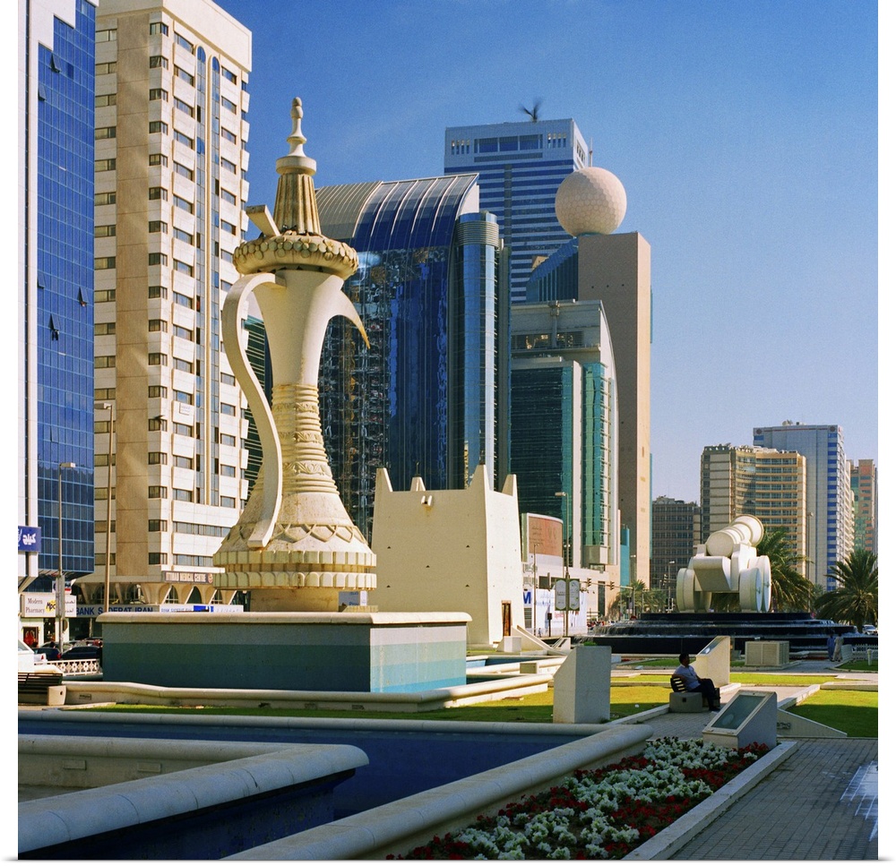 United Arab Emirates, Emirate Abu Dhabi, Middle East, Gulf Countries, Arabian peninsula, Abu Dhabi, Al Ittihad Square