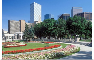 United States, Colorado, Denver, View of the city
