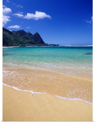 United States, Hawaii, Kauai island, Na Pali coast, Makua, Tunnel beach