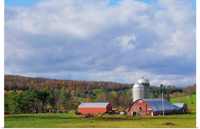 United States, Vermont, Farm near Randolph town