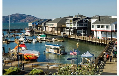 USA, California, San Francisco, Pier 39, Fishermans Wharf