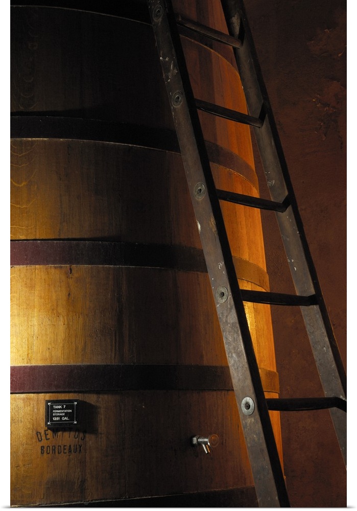 USA, California, Sonoma, Cellars at the Kenwood Vineyards Winery