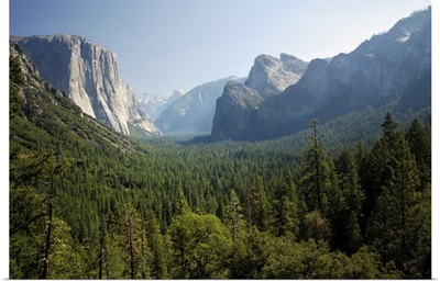USA, California, Yosemite National Park, Tunnel View, Yosemite Valley