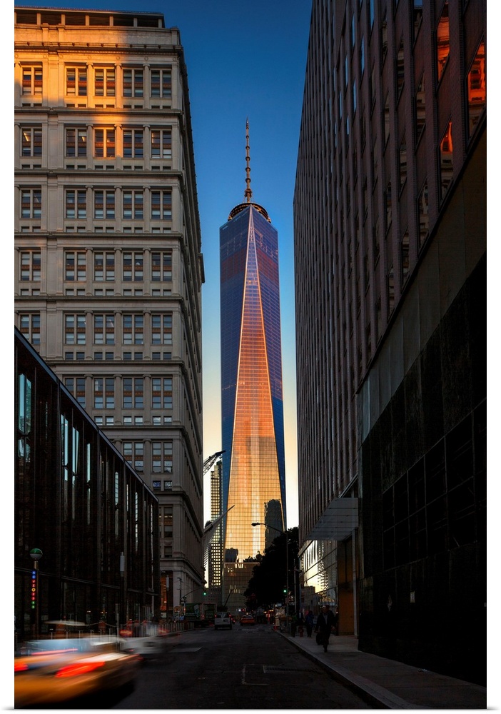 USA, New York City, Manhattan, Lower Manhattan, One World Trade Center, Freedom Tower, Former Freedom Tower, now One World...