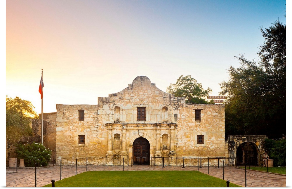 USA, Texas, San Antonio, The Alamo, Mission San Antonio de Valero.