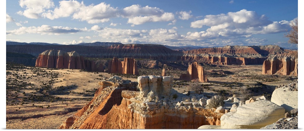USA, Utah, Capitol Reef National Park, Upper Cathedral Valley.