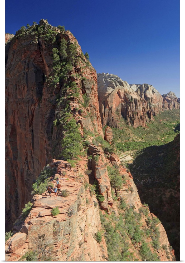 Utah, Zion National Park, Scout's view, on the way to Angel's Landing