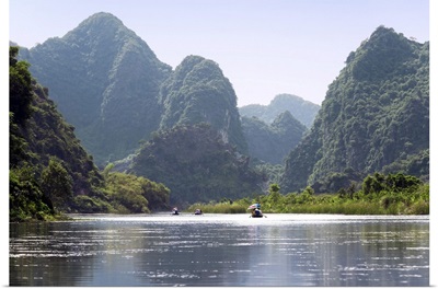 Vietnam, Red River Delta, North Vietnam, Trang An, Limestone karsts