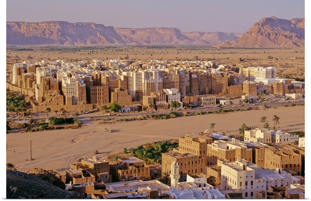 Yemen, South Yemen, Wadi Hadhramawt, Shibam town