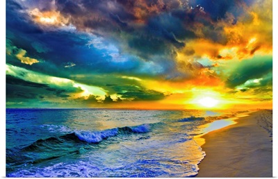 Beautiful Landscape Photo Beautiful Sunset Sea