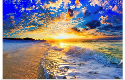 Beautiful Ocean Sunset Landscape Photography