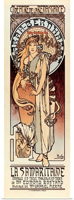 1897 Poster for The Samaritan, with Sarah Bernhardt. By Alphonse Maria Mucha