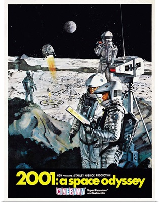 2001: A Space Odyssey - Vintage Movie Poster