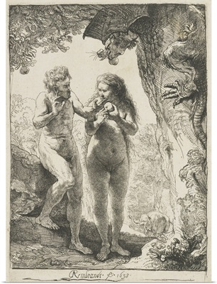Adam and Eve, by Rembrandt van Rijn, 1638