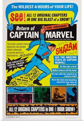 Adventures Of Captain Marvel, US Poster Art, 1941