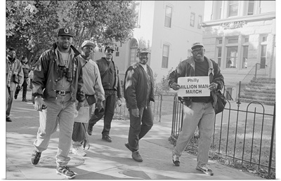 African American men walking on Capitol Hill