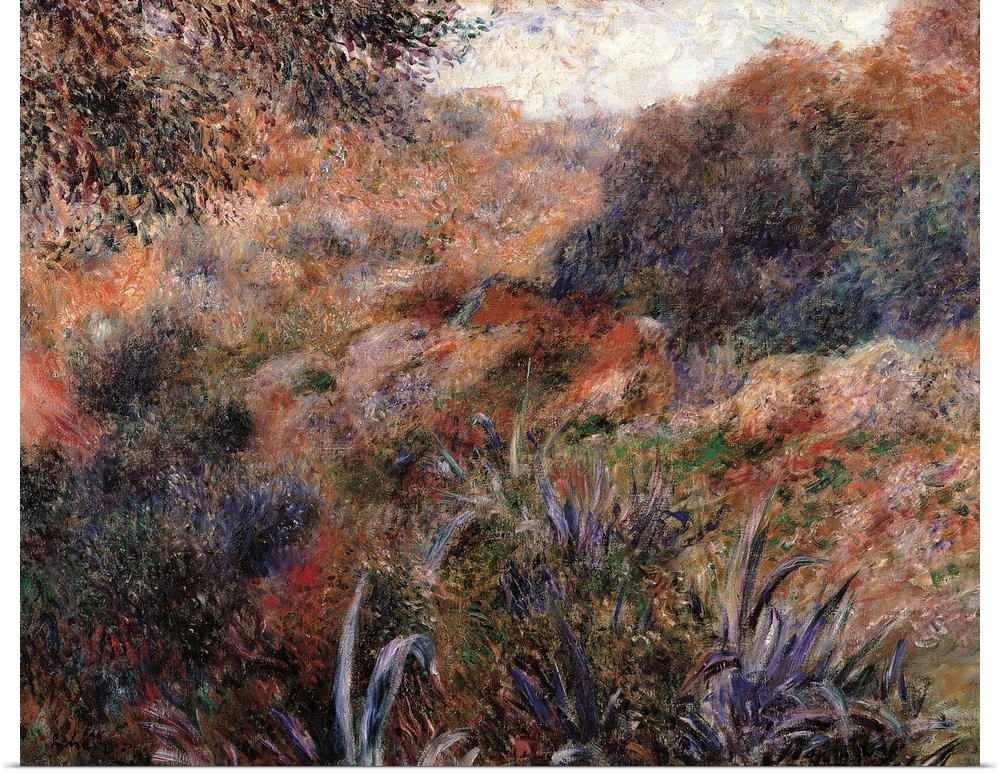 Algerian Landscape, the Ravine of the Wild Woman, by Pierre-Auguste Renoir, 1881 about, 19th Century, oil on canvas, cm 65...
