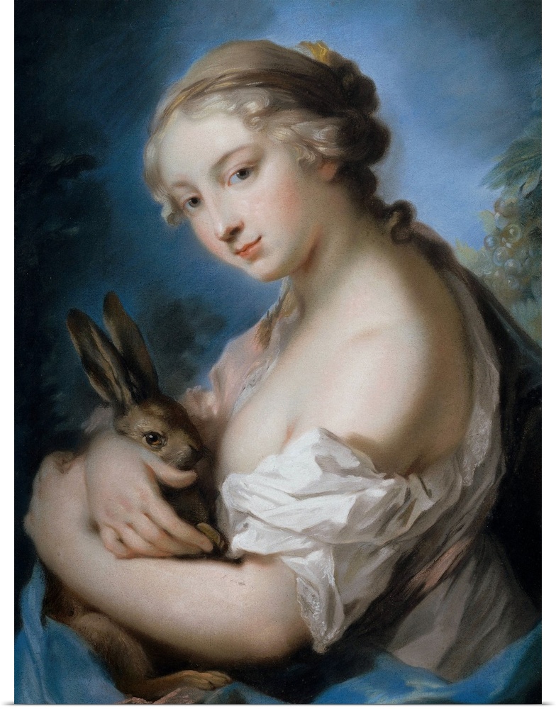 Carriera Rosalba, Allegory of Autumn, 1726 - 1727, 18th Century, pastel on paper, Private collection (602631) Everett Coll...