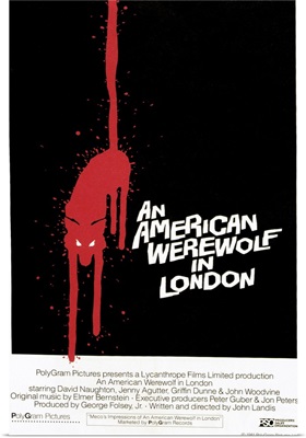 An American Werewolf in London - Vintage Movie Poster