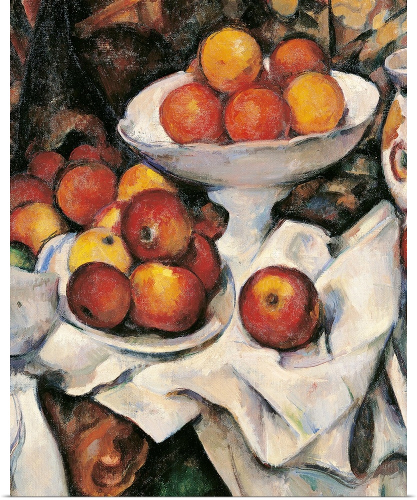 Apples and Oranges, by Paul Czanne, 1895 - 1900, 19th Century, oil on canvas, cm 61 x 50 - France, Ile de France, Paris, M...