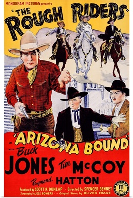 Arizona Bound, Buck Jones, Tim Mccoy, Raymond Hatton, 1941