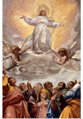 Ascension, Cavalier d'Arpino, 1592. Santa Prassede Basilica, Rome, Italy