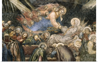 Assumption of Mary. 1406-1408. By Taddeo Bartolo. Public Palace, Siena, Italy