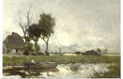 Autumn Landscape, c. 1875-1903, Dutch painting, oil on canvas