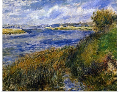 Banks of the Seine, Champrosay. 1876. By Pierre-Auguste Renoir. Orsay Museum