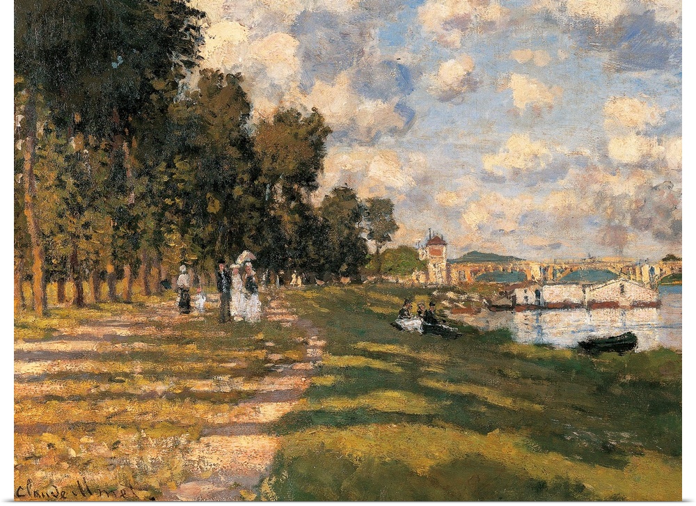 Basin at Argenteuil, by Claude Monet, 1872, 19th Century, oil on canvas, cm 60 x 80 - France, Ile de France, Paris, Muse d...