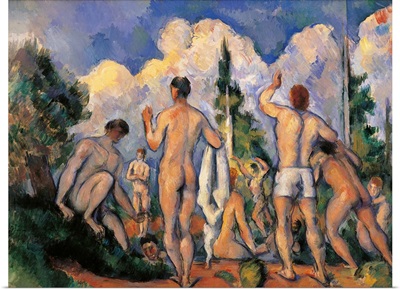 Bathers, by Paul Cezanne, 1890-1892. Musee d'Orsay, Paris, France