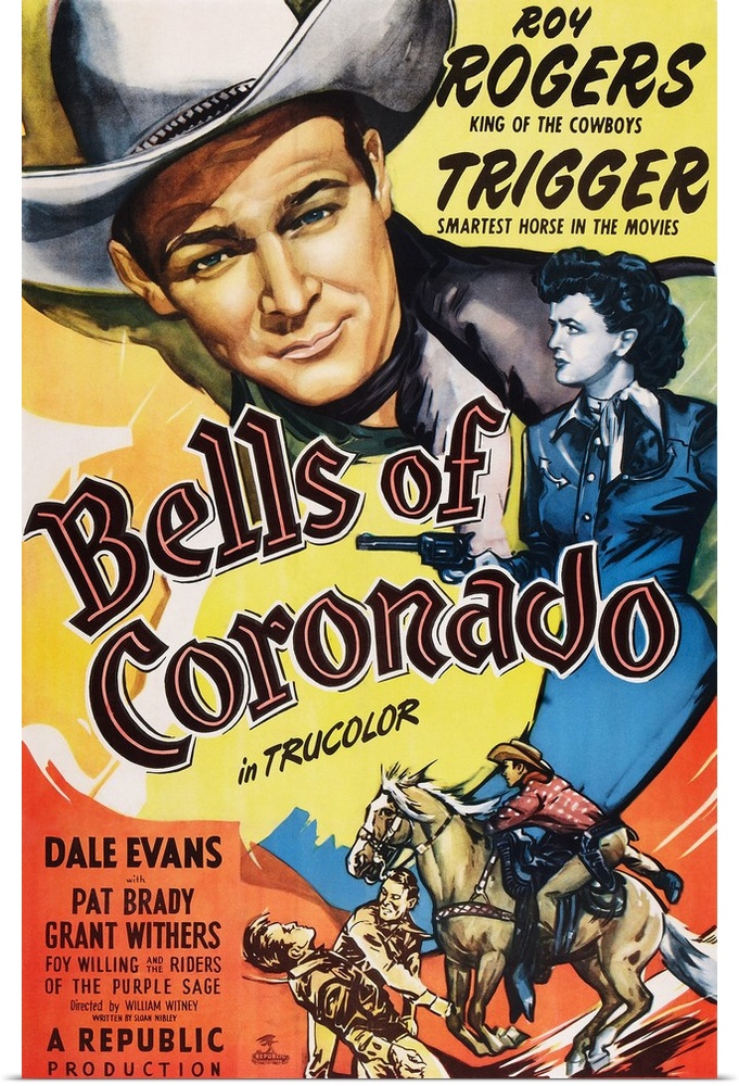 Bells Of Coronado, US Poster Art, From Left: Roy Rogers, Dale Evans, 1950.