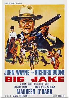Big Jake, French Poster Art, 1971
