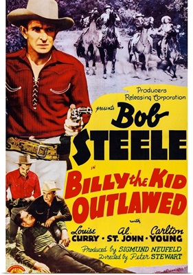 Billy The Kid Outlawed, Poster Art, 1940