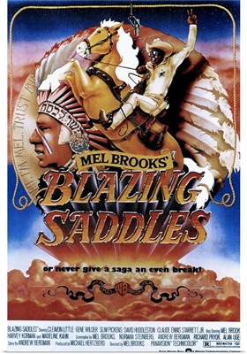 Blazing Saddles - Vintage Movie Poster