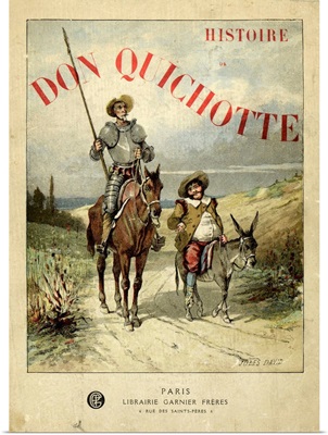 Book Cover of Don Quichotte illustrated